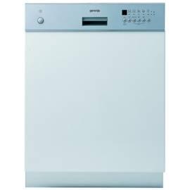 Geschirrspüler Gorenje GI 63330 und Aluminium Einbauleuchte