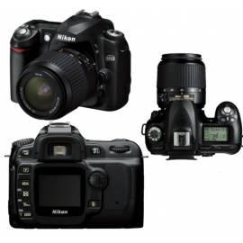 Kamera SLR-Kamera Nikon D50 mit AF-S DX 18-55 und 55-200 AF-S DX schwarz