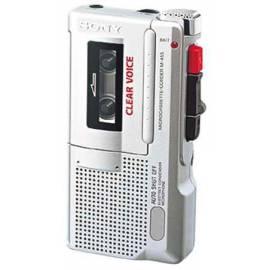 Handbuch für Voice-Recorder, Sony M-455