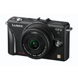 Digitalkamera PANASONIC Lumix DMC-GF2CEG-K (14 mm Objektiv) schwarz