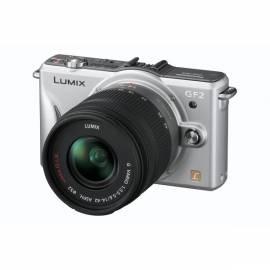 Digitalkamera PANASONIC Lumix DMC-GF2KEG-S (14-42 mm Objektiv) Silber