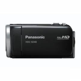 Datasheet Camcorder PANASONIC HDC-SD40EP-K schwarz