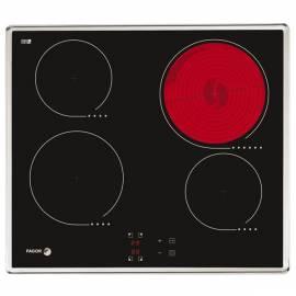 Handbuch für Keramik Glas Kochfläche FAGOR 2V-40 TX schwarz