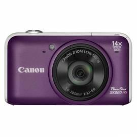 Digitalkamera CANON Power Shot SX220 HS lila - Anleitung