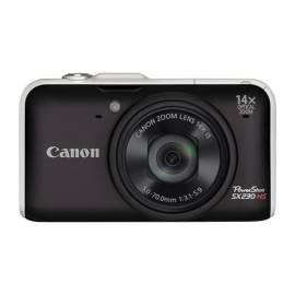 PDF-Handbuch downloadenDigitalkamera CANON Power Shot SX230 IS schwarz