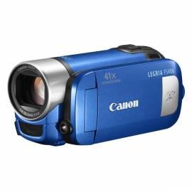 Benutzerhandbuch für Videokamera CANON Legria FS 406 blau
