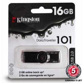USB-flash-Disk KINGSTON Data Traveler Promo Valentine 16GB USB 2.0 (KE-U3016-3AAQ27) schwarz