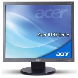 Bedienungsanleitung für Monitor, ACER B193DOymdh (ET.CB3RE.D08) schwarz