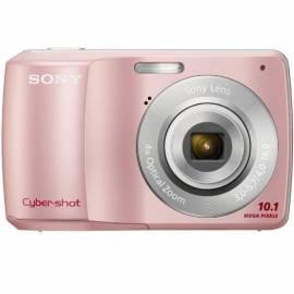 SONY Digitalkamera DSC-S3000, Rosa + 2 GB + Ladegerät + Akku + Tasche Rosa - Anleitung