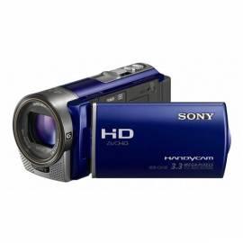 Benutzerhandbuch für SONY HDR-CX130L-full-HD-Video-Kamera blau