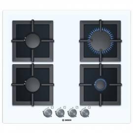 Gas hob BOSCH PPP612B21E white