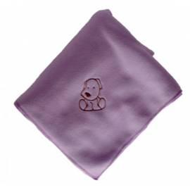 Bedienungshandbuch KAARSGAREN Fleece Babydecke mit Hund violett