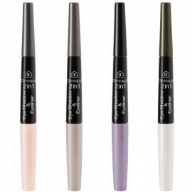 Benutzerhandbuch für Lidschatten und Eyeliner (2 in 1 Lidschatten &    Eyeliner 2 in 1) 1.2 (g) + 0,25-g-a-Schatten der rosa-grau