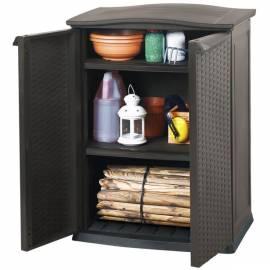CabinetKETER 17190095 Rattan STYLE-MINI SHED brown