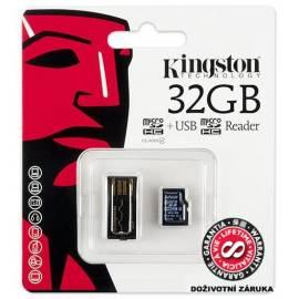 Speicher Karte KINGSTON 32GB Micro SDHC + MicroSDHC G2 Reader (MRG2 + SDC4 / 32GB)