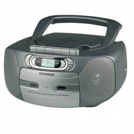 Bedienungsanleitung für Radiomagnetofon s CD HYUNDAI TRC 566A