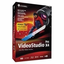 Software Corel VideoStudio Pro X 4 Mini box ENG - Anleitung
