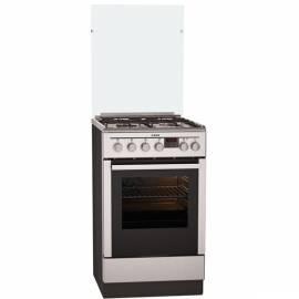 Eine kombinierte Herd AEG-ELECTROLUX 47345GM-MN Edelstahl