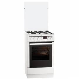 Eine kombinierte Herd AEG-ELECTROLUX 47345GM-WN weißer Farbe