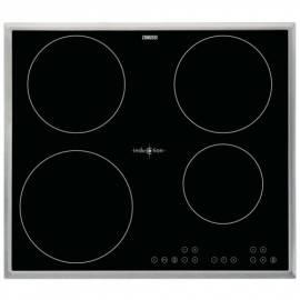 Induktionskochfeld ZANUSSI ZIT64X Schwarz/Edelstahl/Glas