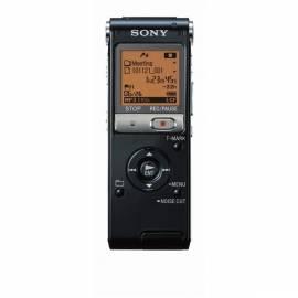 Bedienungshandbuch Voice-Recorder, SONY ICD-UX512 schwarz