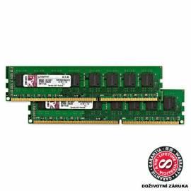 Bedienungsanleitung für Speicher Module KINGSTON 8 GB DDR3-1066 KVR1066D3Q8R7S/8 g