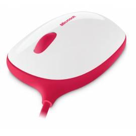 Maus MICROSOFT Express-Maus-USB-weiß/rot (T2J-00004)