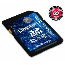 Bedienungshandbuch Speicher Karte KINGSTON 32GB Secure Digital SDHC (SD10G2 / 32GB)
