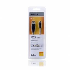 BELKIN Kabel USB 2.0 PC Mikrobe, 0,9 m (F3U151cp0.9 m)