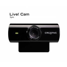 Bedienungsanleitung für Webcamera CREATIVE LABS Live! Cam Sync (73VF052000005)