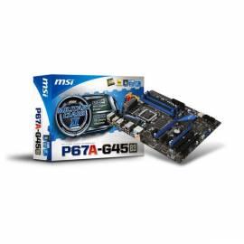 Bedienungsanleitung für Motherboard MSI P67A-G45 (B3)