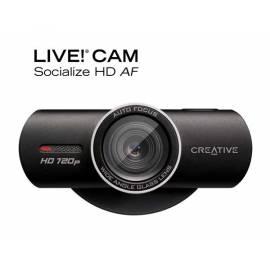 Datasheet Webcamera CREATIVE LABS Live!Cam Socialize HD AF (73VF069000001)