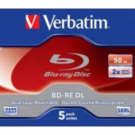 VERBATIM 50GB 2 x Jewel-Box, 5ks/Pack (43760)