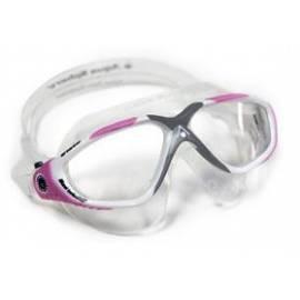 AQUA SPHERE Schwimmbrille Vista Lady Silber/Weiss/Rosa