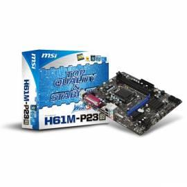 Motherboard MSI H61M-P23 (B3)