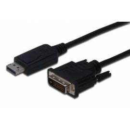 Verbindungskabel, DP/DIGITUS DisplayPort (M)-DVI (24 + 1) / m 1,9 m (AH-340301-030-S) Gebrauchsanweisung