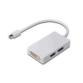 DisplayPort-Kabel DIGITUS Splitter, MiniDP - DP + HDMI + DVI (AK-340509-002-W)