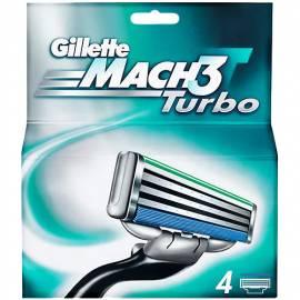 Nach dem Rasieren Balsam GILLETTE Gillette Mach 3 Turbo (4 Köpfe)