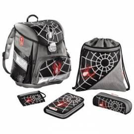 Rucksack Schule HAMA Step by Step BLACK SPIDER  