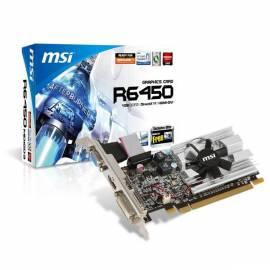 Bedienungshandbuch Grafikkarte MSI R6450-MD1GD3/LP