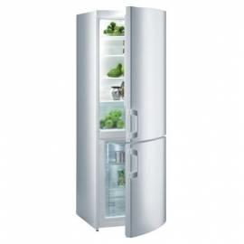 Kombination Kühlschrank / Gefrierschrank GORENJE, RK 61820 W weiß - Anleitung