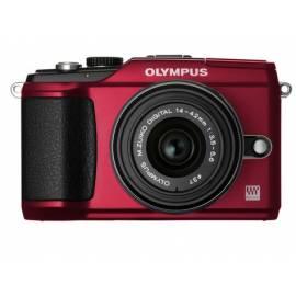 Digitalkamera OLYMPUS PEN E-PL2 Kit (14-42 mm) schwarz/rot