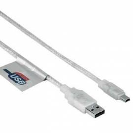 Kabel Hama 41534, Mini USB-Kabel, Typ A-Mini B, 3 m