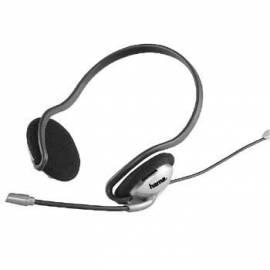 Headset Hama 42499, PC Hals Band Headset, schwarz/silber