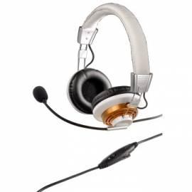 Ein Headset Hama 51619, Kopfhörer PC Headset HS-320 