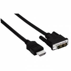 HAMA HDMI-Kabel Hama 56443, HDMI - DVI-D Verbindungskabel Kabel, 1,5 m schwarz