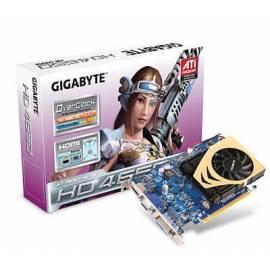Datasheet GIGABYTE Radeon HD4650 1 GB Grafik Generation DDR2 (Übertakten) (GV-R465OC - 1GI)