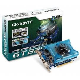 GIGABYTE nVidia GT220 1 GB Grafik Generation DDR3 (Übertakten) (GV-N220OC - 1GI)