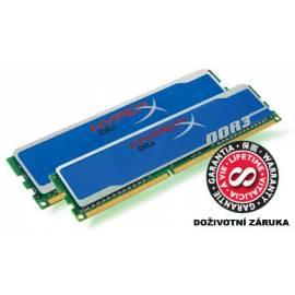 Speichermodul KINGSTON 8GB DDR3 - 1333MHz Kingston HyperX Blu Kit 2x4GB (KHX1333C9D3B1K2 / 8G)