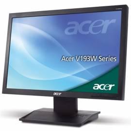 Bedienungsanleitung für Monitor, ACER V193WLAObmd (ET.CV3WE.A17) schwarz